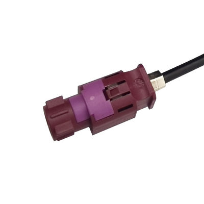 Automotive FAKRA HSD Cable Assembly 4 Pins D Code To K Code Connector